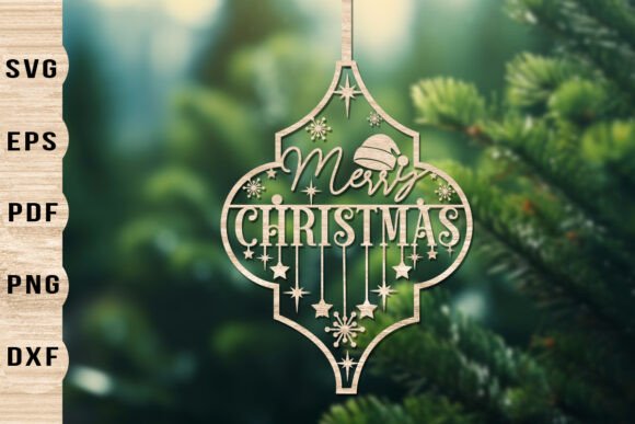 Download Merry Christmas Cut File Ornament SVG - Christmas cut file Collection