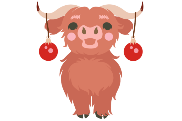Download Festive Highland Cow - Premium Bundle